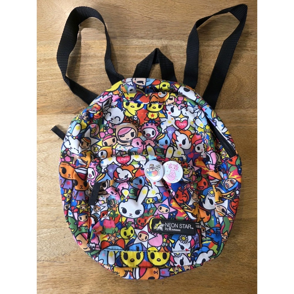 Tokidoki Mini Backpack Loungefly Neon Star Simone Legno Colorful Loungefly